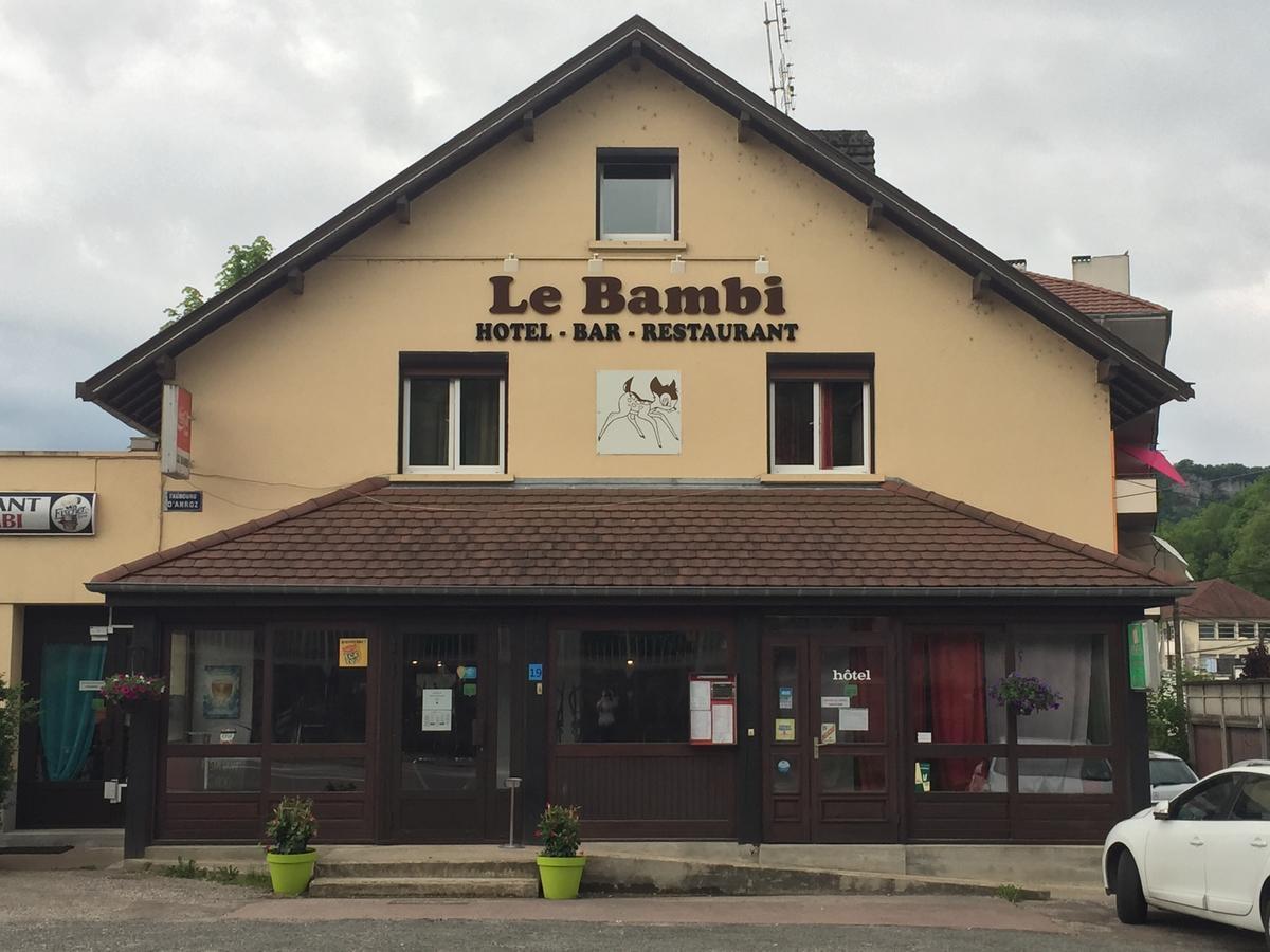 Hotel Le Bambi Baume-les-Dames Exterior foto